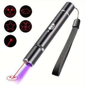 Alonefire P61 2-in-1 365nm Uv Blacklight, Red Laser Pointer, High-Power USB Charging Laser Pointer