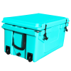 Hot Selling Blue color 65QT Outdoor cooler fish ice chest Box 2022 Popular Camping Cooler Box