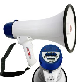 5 Core Megaphone Bullhorn Speaker 20W Bull Horn Battery Power Cheer Megafono 300 Meter Range Mini Loudspeaker w Siren Recording Ergonomic Handle for C