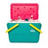 Retro Picnic Basket 25qt Cooler - Dark Jade