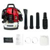 Backpack Leaf Blower, 52CC,530CFM,175MPH ,2 Stroke Air Cooling Gasoline Backpack Grass Blower,Snow Blower EPA Compliant