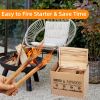 15 Lbs Fatwood Fire Starter Sticks in Gift Box , 100% Natural Kindling, Pine Firewood Firestarter for Campfire, Stove, Fireplace, Bonfires, Grill