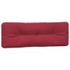 Pallet Cushions 5 pcs Wine Red Fabric