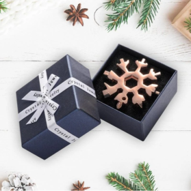 Snow 18 In One Multi-Function Tool Card Combination (Option: 1pcs-Rose gold)