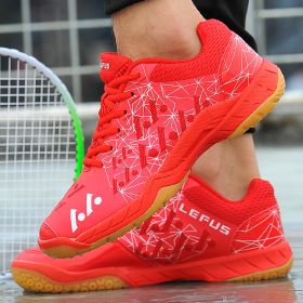 QUAOAR New Classics Style Men Tennis Shoes Lace Up Men Sport Shoes Top Quality Comfortable Male Sneakers Shoes Size 35-45 (Color: Red)