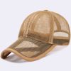 Baseball Cap Mesh Breathable Outdoor Sunshade Sunscreen Full Mesh Peaked Cap