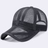 Baseball Cap Mesh Breathable Outdoor Sunshade Sunscreen Full Mesh Peaked Cap