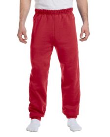 Adult NuBlend® Fleece Sweatpants - BLACK - S (Color: TRUE RED)