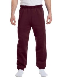 Adult NuBlend® Fleece Sweatpants - BLACK - S (Color: MAROON)