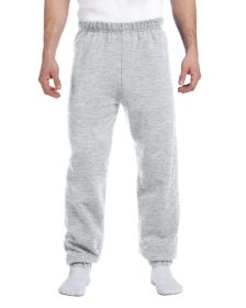 Adult NuBlend® Fleece Sweatpants - BLACK - S (Color: ASH)