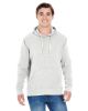 Adult Triblend Pullover Fleece Hooded Sweatshirt - BLACK TRIBLEND - XS