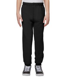 Youth Nublend® Youth Fleece Jogger - ATHLETIC HEATHER - M (Color: BLACK)