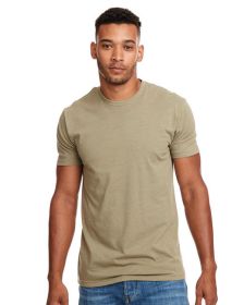 Unisex CVC Crewneck T-Shirt - WHITE - 5XL (Color: LIGHT OLIVE)