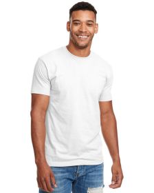 Unisex CVC Crewneck T-Shirt - WHITE - 5XL (Color: White)