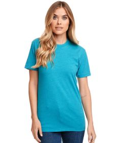 Unisex CVC Crewneck T-Shirt - WHITE - 5XL (Color: TEAL)