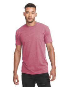 Unisex CVC Crewneck T-Shirt - WHITE - 5XL (Color: HEATHER MAUVE)