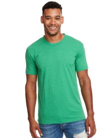 Unisex CVC Crewneck T-Shirt - WHITE - 5XL (Color: KELLY GREEN)