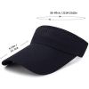 Summer Breathable Air Sun Hats Men Women Adjustable Visor UV Protection Top Empty Solid Sports Tennis Golf Running Sunscreen Cap