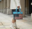 MKF Collection Lilian Vegan Leather Women FLAG Tote Bag by Mia K