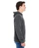 Adult Triblend Pullover Fleece Hooded Sweatshirt - BLACK TRIBLEND - XS