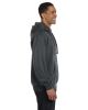 Adult Organic/Recycled Pullover Hooded Sweatshirt - BLACK - 2XL