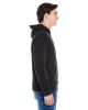 Adult Triblend Pullover Fleece Hooded Sweatshirt - BLACK TRIBLEND - XS