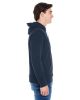 Adult Triblend Pullover Fleece Hooded Sweatshirt - BLACK TRIBLEND - XS