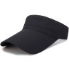 Summer Breathable Air Sun Hats Men Women Adjustable Visor UV Protection Top Empty Solid Sports Tennis Golf Running Sunscreen Cap